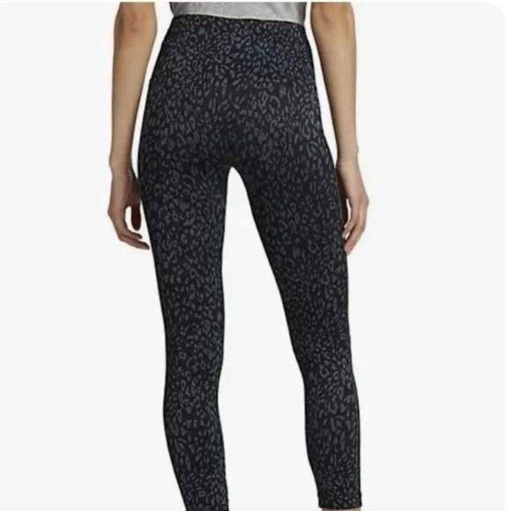 SPANX‎ Look At Me Now Seamless Leggings Black Cheetah Women's XL - Cult Fav NWT